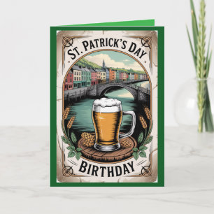 St. Patrick's Day Geburtstagskarte Feiertagskarte