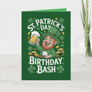St. Patrick's Day Geburtstagskarte Feiertagskarte