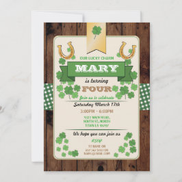 St. Patricks Day Geburtstagsparty lädt jedes Alter Einladung