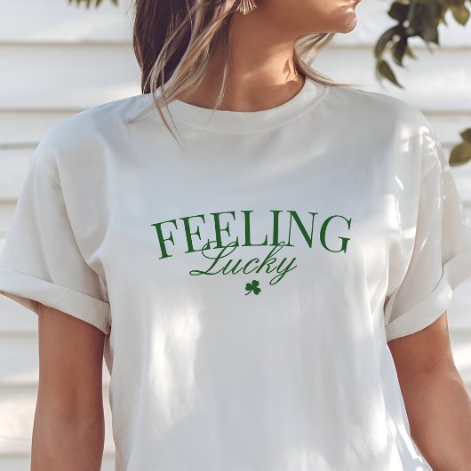 St. Patrick's Day, Gefühl Lucky T - Shirt