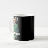 St Patricks Day Gelassen Die Shenanigans beginnen Kaffeetasse (Vorderseite Links)