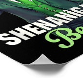 St Patricks Day Gelassen Die Shenanigans beginnen  Poster (Ecke)