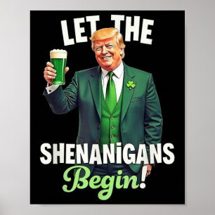 St Patricks Day Gelassen Die Shenanigans beginnen  Poster