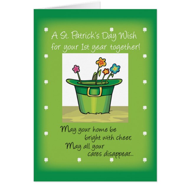 St. Patrick's Day Gemeinsam mit Blume (Vorne)