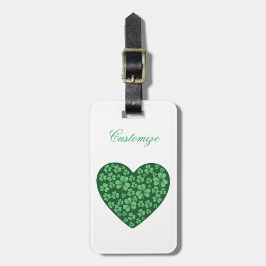 St. Patrick's Day Gepäckanhänger (Vorderseite vertikal)