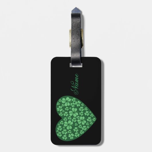 St. Patrick's Day Gepäckanhänger (Rückseite vertikal)