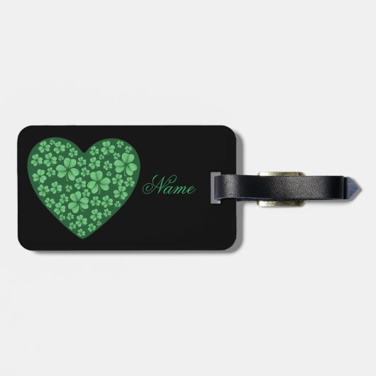 St. Patrick's Day Gepäckanhänger (Rückseite horizontal)