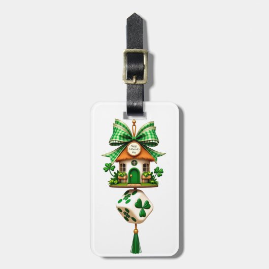 St. Patrick's Day Gepäckanhänger (Vorderseite vertikal)