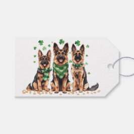 St. Patrick's Day German Shepherd Dogs Geschenkanhänger