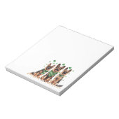 St. Patrick's Day German Shepherd Dogs Notizblock (Rotiert)