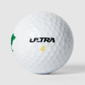 St. Patrick's Day German Shepherd Golfball (Logo)