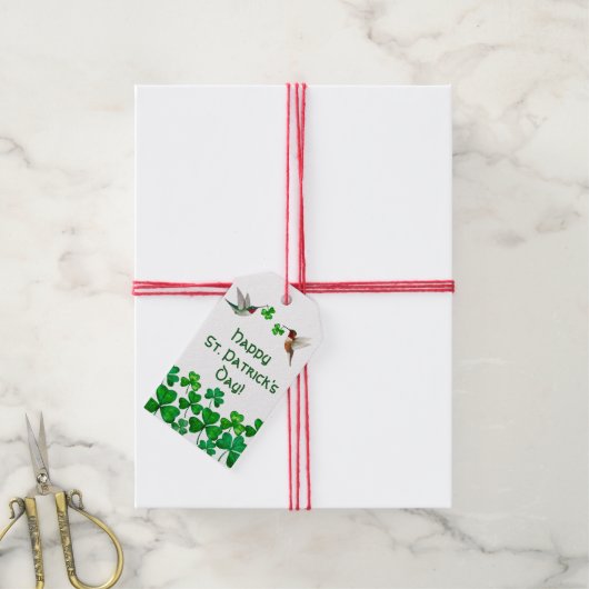St. Patrick's Day Geschenkanhänger (Mit Garn)