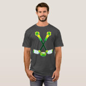 St Patricks Day Geschenke für Men Women Hockey T-Shirt (Vorne ganz)