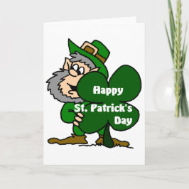 St. Patrick's Day Geschenke Karte