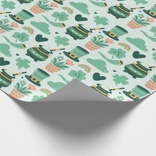 St Patrick's Day Geschenkpapier (Ecke)
