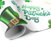 St. Patrick's Day Geschenkpapier (Rolleneckpunkt)
