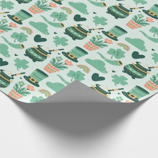 St Patrick's Day Geschenkpapier (Ecke)