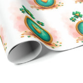 St. Patrick's Day Geschenkpapier (Rolleneckpunkt)