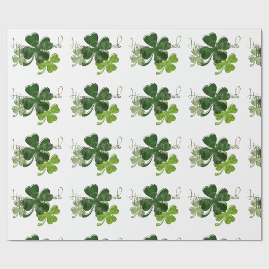 St. Patrick's Day Geschenkpapier (Flach)