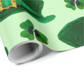 St. Patrick's Day Geschenkpapier (Rolleneckpunkt)