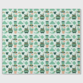 St Patrick's Day Geschenkpapier (Flach)