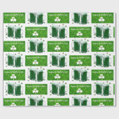 St. Patrick's Day Geschenkpapier Bier (Flach)