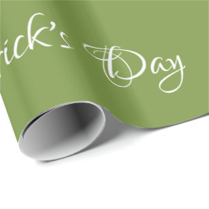 St. Patrick's Day-Geschenkpapier Floral Geschenkpapier