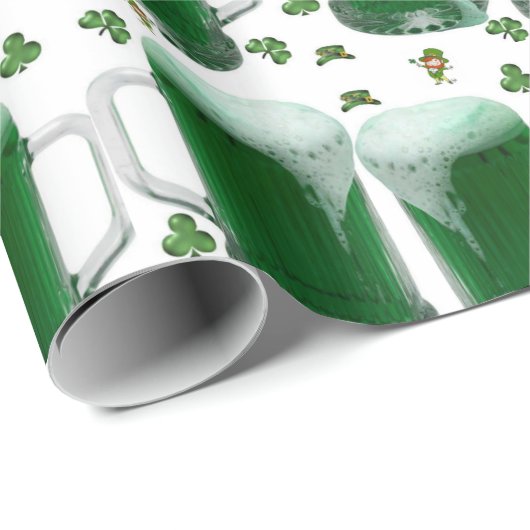 St. Patrick's Day-Geschenkpapier Geschenkpapier (Rolleneckpunkt)