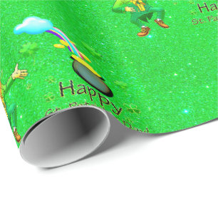 St. Patrick's Day-Geschenkpapier Geschenkpapier