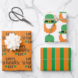 St. Patrick's Day-Geschenkpapier-Set Geschenkpapier Set