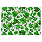 St. Patrick's Day Geschenktasche Große Geschenktüte (Rückseite)