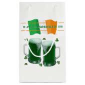 St. Patrick's Day Geschenktüte Bier (Rückseite)