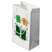 St. Patrick's Day Geschenktüte Bier (Rückseite Schrägansicht)