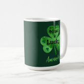 St. Patrick's Day Gesegnet und glückliche Tasse (VorderseiteRechts)