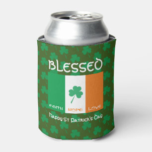 St Patricks Day Gesegnetes Faith Hope Liebe Irish Dosenkühler