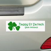 St Patrick's Day - Get Lucky 3 + 1 leaves = 4 Autoaufkleber (Auf Auto)