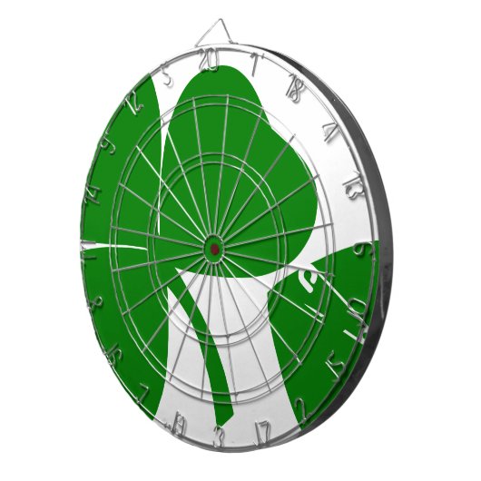 St Patrick's Day - Get Lucky 3 + 1 leaves = 4 Dartscheibe (Vorderseite rechts)