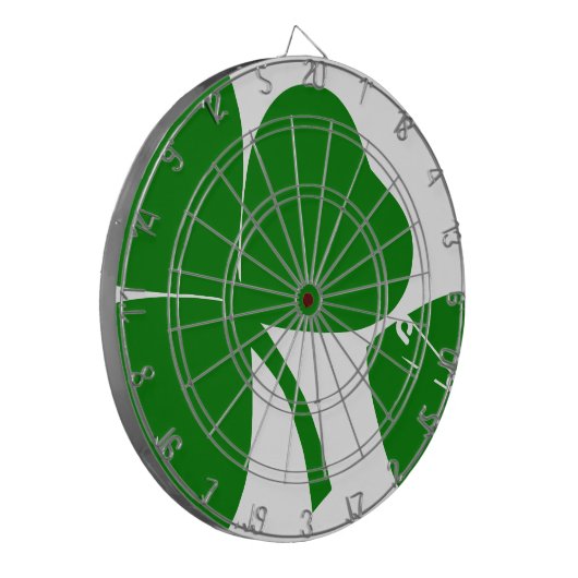 St Patrick's Day - Get Lucky 3 + 1 leaves = 4 Dartscheibe (Vorderseite Links)