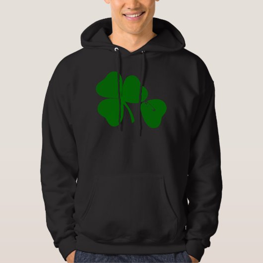 St Patrick's Day - Get Lucky 3 + 1 leaves = 4 Hoodie (Vorderseite)