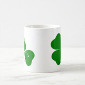 St Patrick's Day - Get Lucky 3 + 1 leaves = 4 Kaffeetasse (Mittel)