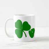 St Patrick's Day - Get Lucky 3 + 1 leaves = 4 Kaffeetasse (Links)