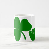St Patrick's Day - Get Lucky 3 + 1 leaves = 4 Kaffeetasse (Mittel)