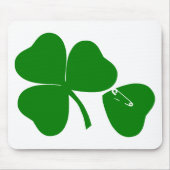 St Patrick's Day - Get Lucky 3 + 1 leaves = 4 Mousepad (Vorne)
