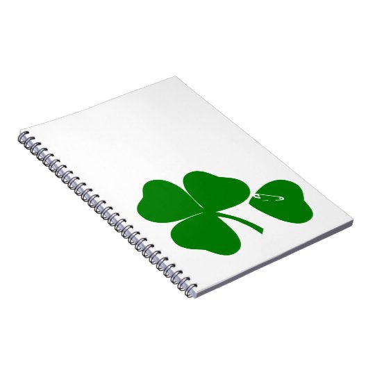St Patrick's Day - Get Lucky 3 + 1 leaves = 4 Notizblock (Rechte Seite)