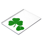 St Patrick's Day - Get Lucky 3 + 1 leaves = 4 Notizblock (Linke Seite)