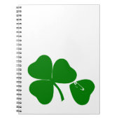 St Patrick's Day - Get Lucky 3 + 1 leaves = 4 Notizblock (Vorderseite)