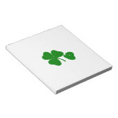 St Patrick's Day - Get Lucky 3 + 1 leaves = 4 Notizblock (angewinkelt)