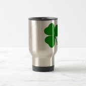 St Patrick's Day - Get Lucky 3 + 1 leaves = 4 Reisebecher (Mittel)