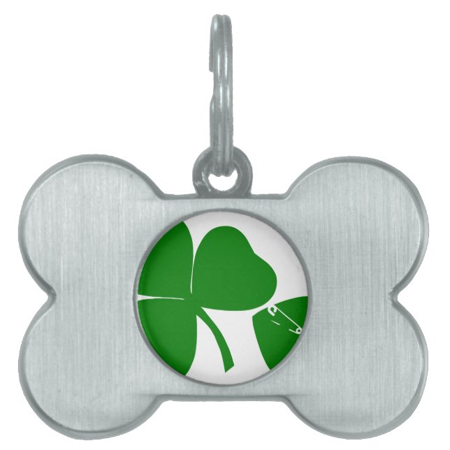 St Patrick's Day - Get Lucky 3 + 1 leaves = 4 Tiermarke (Vorderseite)