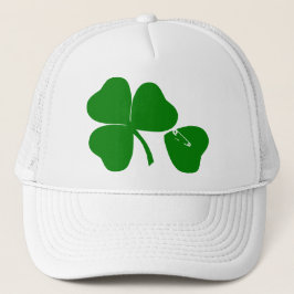 St Patrick's Day - Get Lucky 3 + 1 leaves = 4 Truckerkappe